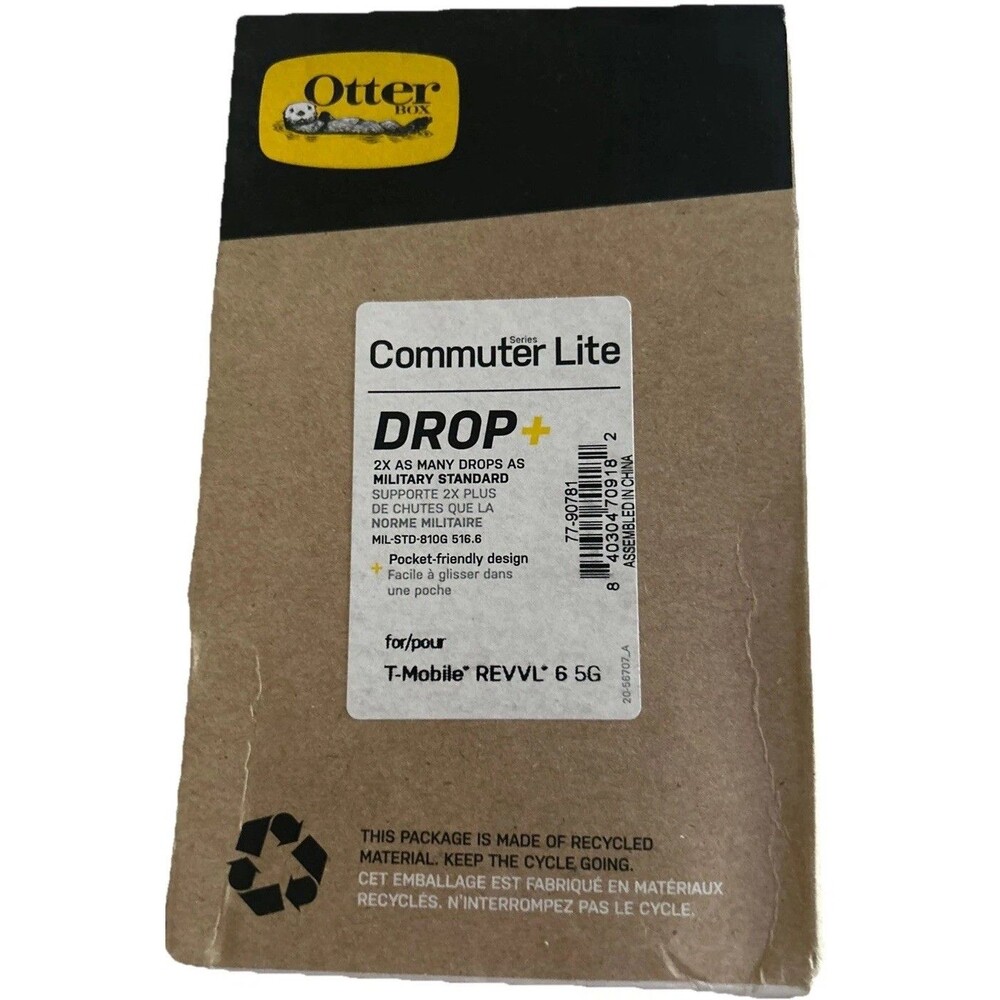 OtterBox Commuter Series Drop+ Rugged Slim Case for T-Mobile* REVVL' 6 5G